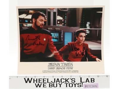 William Riker / Kira Nerys Star Trek Frakes / Visitor AUTOGRAPHED 8x10 Picture