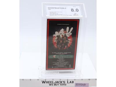 Ghostbusters II 1989,1989 Slipcover Columbia TriStar Beckett 8.0 / A VHS