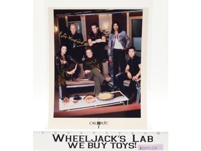 Cast of Crusade TV Show Dobro/Woodward/Brooks AUTOGRAPHED 8x10 Photograph