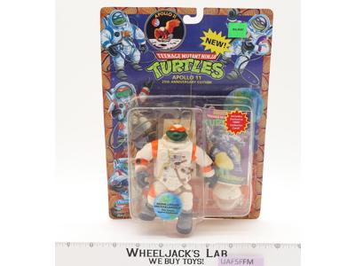 Moon Landin' Michaelangelo 100% Complete W/Card TMNT Apollo 11 1994 Playmates