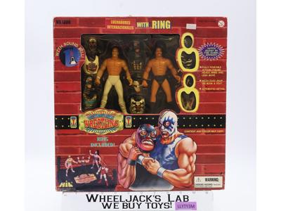 Luchadores Internacionales with Ring 2000 Hinstar Action Figure Set NEW SEALED