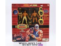 Luchadores Internacionales with Ring 2000 Hinstar Action Figure Set NEW SEALED