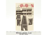 Rebel Armored Snowspeeder UNUSED Sticker Sheet ORIGINAL 1980 Star Wars Kenner