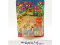 Toon Burne 100% Complete W/ Card TMNT 1993 Playmates Action Figure