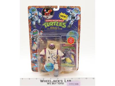 Touchdown Donatello 100% Complete W/Card TMNT Apollo 11 1994 Playmates Figure