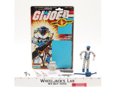 Snow Serpent V1 100% Complete 34 Cardback 1986 G.I. Joe Hasbro Vintage Figure