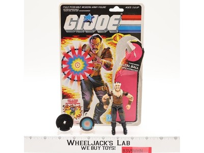 Crystal Ball V1 100% Complete W/ 34 Cardback 1987 G.I. Joe Hasbro Vintage Figure