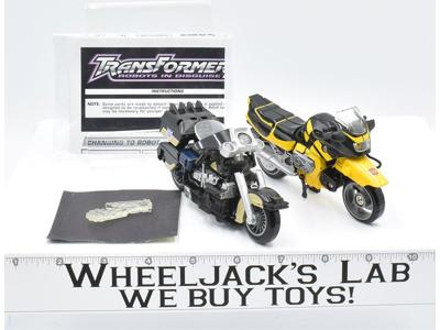 Sideways &amp; Axer 100% Complete 2001 RID Transformers Action Figure