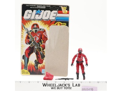 Crimson Guard 100% Complete With Card V1 GI Joe Figure 1985 Vintage Hasbro