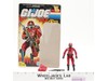 Crimson Guard 100% Complete With Card V1 GI Joe Figure 1985 Vintage Hasbro