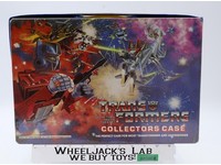 Vinyl Collectors Case W/Tray 1984 Tara Toy Corp. G1 Transformers Vintage
