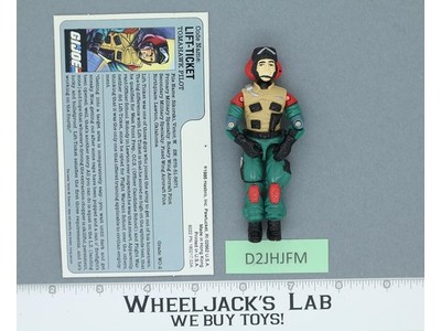 Lift-Ticket V1 G.I. Joe 1986 Hasbro Vintage Action Figure