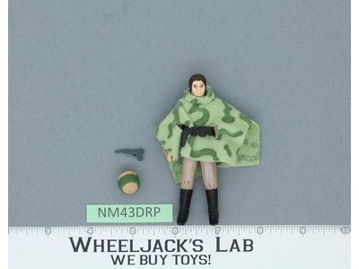 Princess Leia W/Combat Poncho 100% Complete Star Wars ROTJ 1984 Kenner NO REPRO
