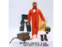 GI Joe Fighter Pilot Flocked Brown Hair 1967 Vintage Hasbro 12" Action Figure