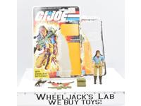 Spirit Tracker 100% Complete W Cardback 1984 GI Joe Hasbro Action Figure Vintage