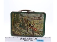 Davy Crockett Metal Lunchbox 1955 ONLY American Thermos Bottle Co. Holtemp