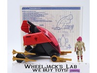 A.G.P. Anti-Gravity Pod W/ Nullifier 100% Complete GI Joe 1988 Hasbro Vehicle