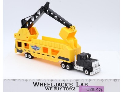 Semi Truck Car Hauler Construction Crane Micro Machines 1988 Galoob Vehicle