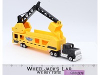 Semi Truck Car Hauler Construction Crane Micro Machines 1988 Galoob Vehicle