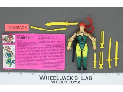 Scarlett V2 100% Complete G.I. Joe 1993 Hasbro Vintage Action Figure