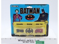 Batman Micro Batmobile Batwing Joker Van Set 1989 ERTL Diecast Metal NEW SEALED