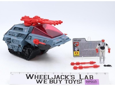 Cobra H.I.S.S. II Tank W/ Track Viper 100% Complete GI Joe 1989 Hasbro Vehicle