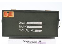 Wooden Footlocker With Gear Tray 1964 GI Joe ARAH Hasbro Vintage