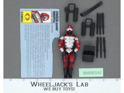 Crimson Guard Immortal V1 100% Complete G.I. Joe 1991 Hasbro Vintage Figure