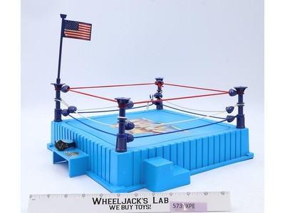 Official Wrestling Ring Complete WWE WWF 1990 Hasbro Action Figure Playset