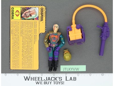 Cesspool V1 100% Complete 1991 G.I. Joe Hasbro Vintage Action Figure