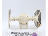 Imperial Tie Fighter WHITE 100% Complete Star Wars 1978 Vintage Kenner Vehicle