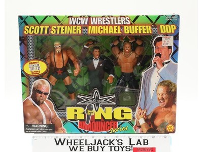 Scott Steiner Michael Buffer & DDP Series WCW Ring Announcer Series NEW SEALED