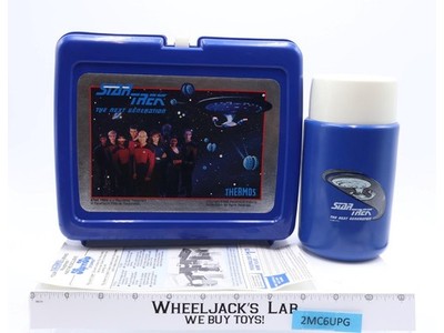 Star Trek Next Generation Plastic Lunch Box w/ Thermos 1988 King-Seeley Vintage