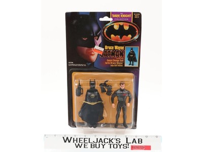 Bruce Wayne Batman Quick Change Dark Knight Kenner 1990 Figure NEW MOSC SEALED