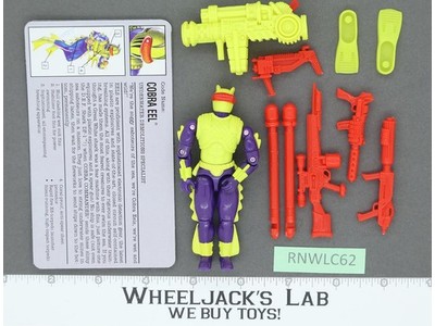 Cobra Eel V3 100% Complete G.I. Joe 1993 Hasbro Vintage Action Figure