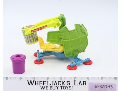 Retro Catapult 100% Complete TMNT 1989 Playmates Action Figure Vehicle Vintage