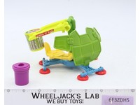 Retro Catapult 100% Complete TMNT 1989 Playmates Action Figure Vehicle Vintage