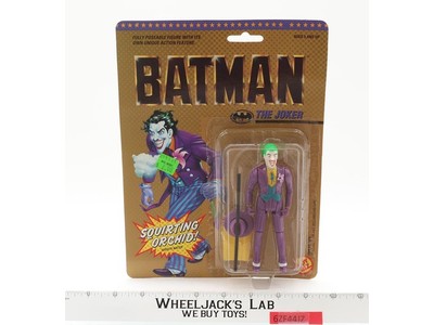 The Joker Squirting Orchid Batman 1989 Toy Biz Action Figure NEW MOSC SEALED