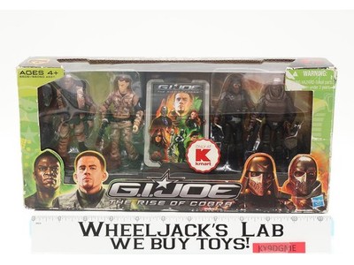 GI Joe Versus Cobra Kmart Exclusive 2009 Hasbro Action Figure Set NEW SEALED