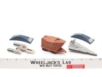 Star Wars DIE-CAST Titanium Series 1996 Hasbro Vintage Three Vehicles W/ Stands