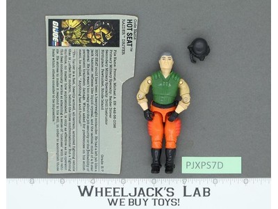 Hot Seat V1 100% Complete G.I. Joe 1989 Hasbro Vintage Action Figure
