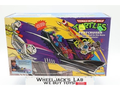 Foot Cruiser Complete Teenage Mutant Ninja Turtles TMNT 1989 Playmates NEW MIB