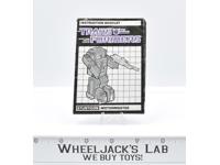 Motormaster Action Figure Instruction Manual Booklet 1986 Hasbro G1 Transformers