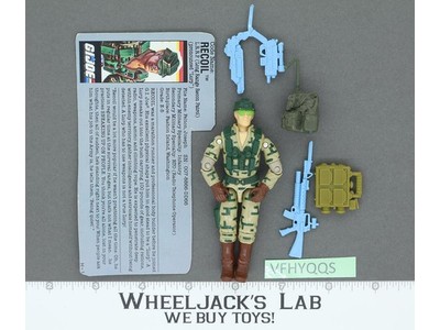 Recoil V1 100% Complete G.I. Joe 1989 Hasbro Vintage Action Figure