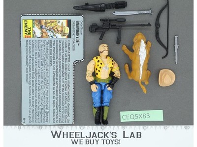 Gnawgahyde V1 100% Complete G.I. Joe 1989 Hasbro Vintage Action Figure