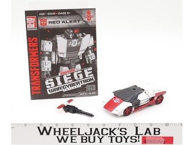 Red Alert 100% Complete Siege WFC Transformers Hasbro 2018 Action Figure