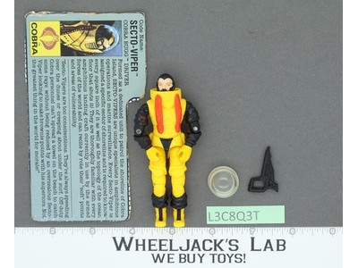 Secto-Viper V1 100% Complete G.I. Joe 1988 Hasbro Vintage Action Figure