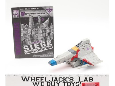 Starscream 100% Complete Transformers Siege War for Cybertron WFC 2019 Hasbro
