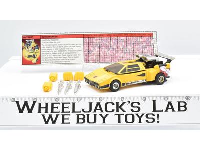 Sunstreaker ~ 100% Complete 1985 Hasbro G1 Transformers Action Figure W TECH