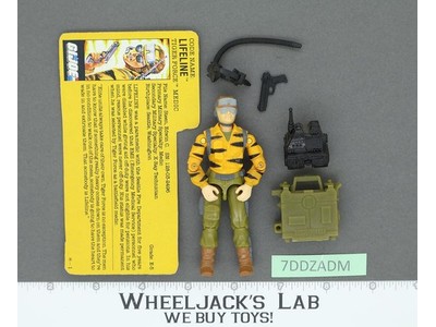 Lifeline Tiger Force V2 100% Complete G.I. Joe 1988 Hasbro Vintage Action Figure